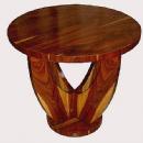 Classic LARGE Art Deco style round rosewood table