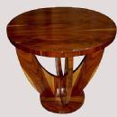 Classic LARGE Art Deco style round rosewood table