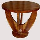 Classic LARGE Art Deco style round rosewood table