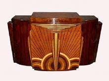 EXTRAORDINARY Art Deco forms Sideboard buffet