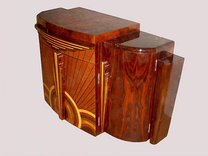 EXTRAORDINARY Art Deco forms Sideboard buffet