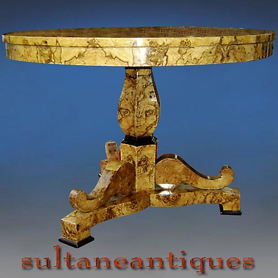 VERY BEST!!! Biedermeier style marquetry table