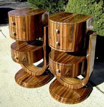 Unbelievable Art work PAIR Art Deco style commodes