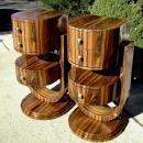 Unbelievable Art work PAIR Art Deco style commodes