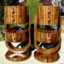Unbelievable Art work PAIR Art Deco style commodes