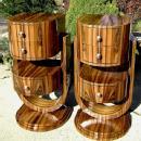 Unbelievable Art work PAIR Art Deco style commodes