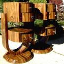 Unbelievable Art work PAIR Art Deco style commodes