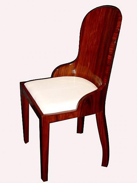 Superb set of FOUR Art Deco style Rosewood chairs