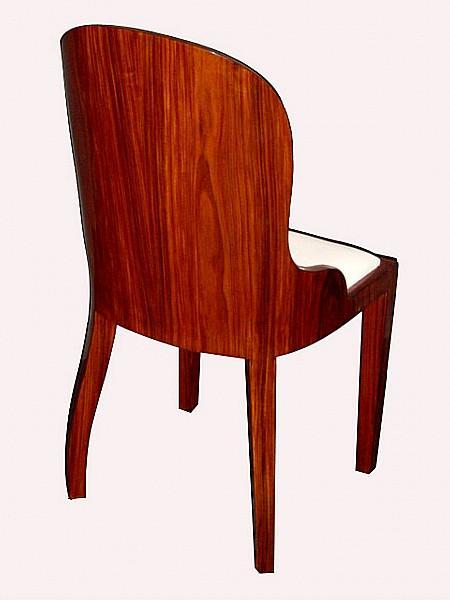 Superb set of FOUR Art Deco style Rosewood chairs