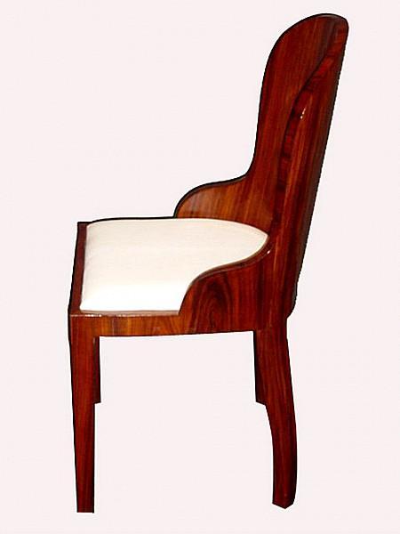 Superb set of FOUR Art Deco style Rosewood chairs
