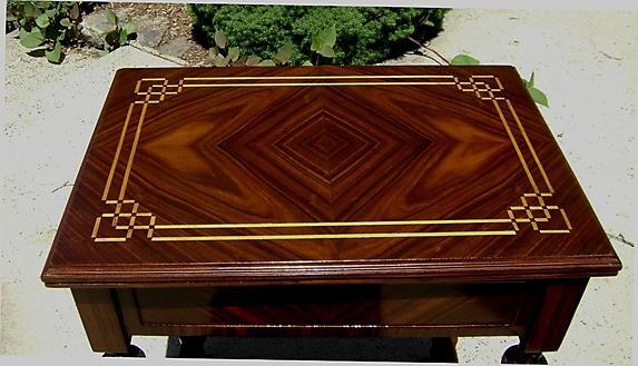 EXQUISITELY refined Louis XVI style game table
