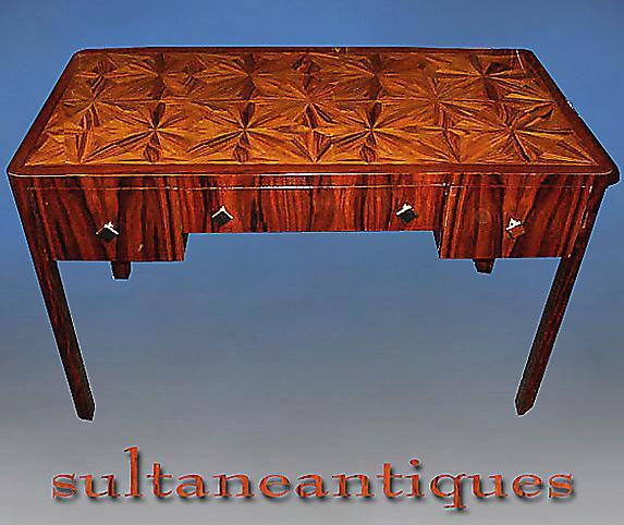 PUREST Classic Art Deco style parquetry Desk