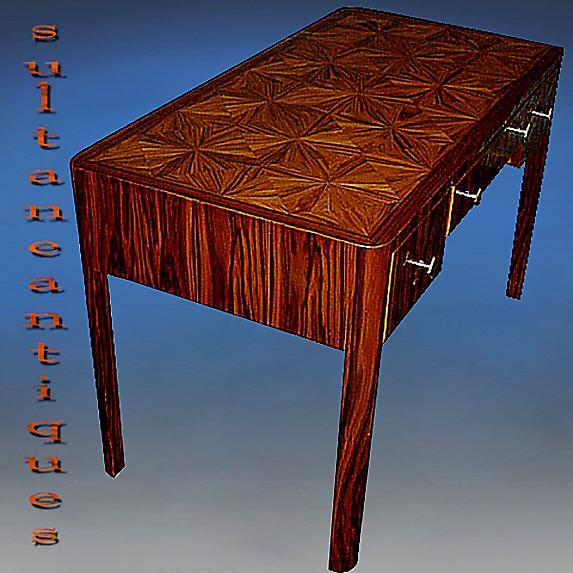 PUREST Classic Art Deco style parquetry Desk