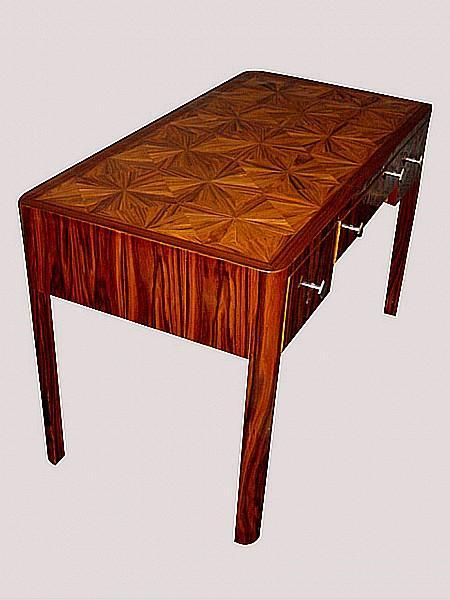 PUREST Classic Art Deco style parquetry Desk