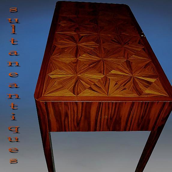 PUREST Classic Art Deco style parquetry Desk