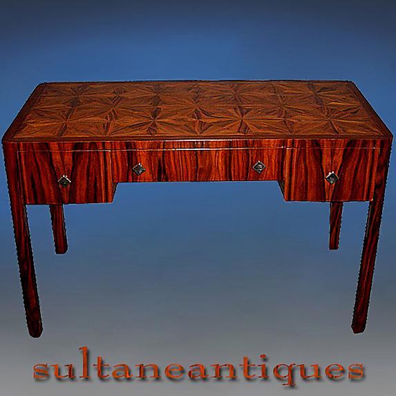 PUREST Classic Art Deco style parquetry Desk