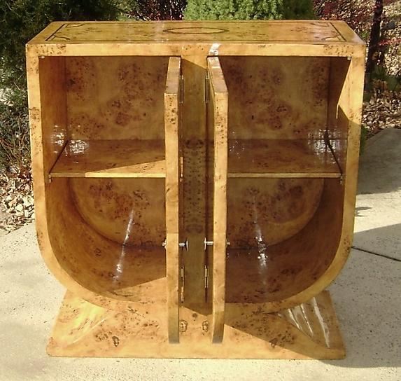 GORGEOUS Elm Inlaid Buffet Art Deco style
