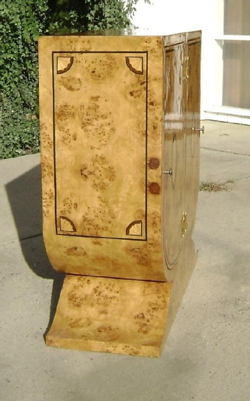 GORGEOUS Elm Inlaid Buffet Art Deco style