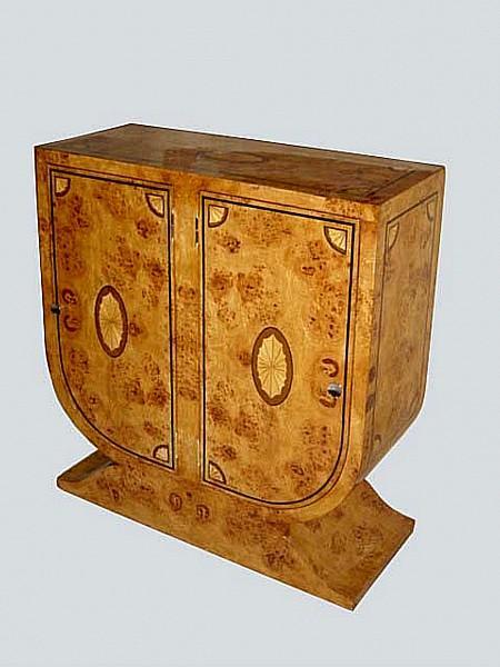 GORGEOUS Elm Inlaid Buffet Art Deco style