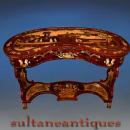 STUNNING kidney shaped Empire style lady's desk