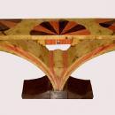 Best of Best Art Deco style exotic woods console