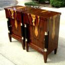 EXTRAORDINARY Pair of Biedermeier style commodes