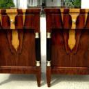 EXTRAORDINARY Pair of Biedermeier style commodes