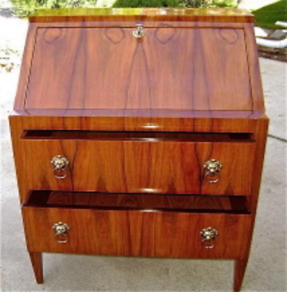 SUPERB Quality Italian Lombardy style slant desk