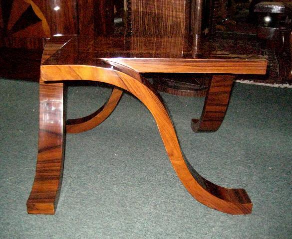 Eccentric unusual side table Art Deco inspired