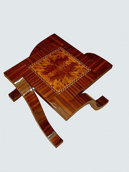Eccentric unusual side table Art Deco inspired