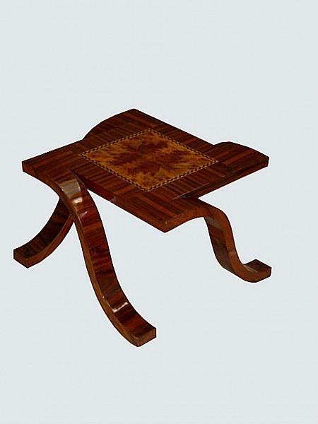 Eccentric unusual side table Art Deco inspired