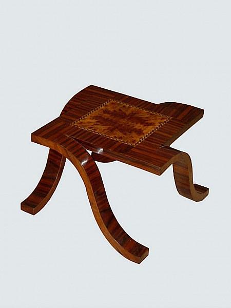 Eccentric unusual side table Art Deco inspired