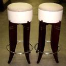 SENSATIONAL PAIR Art Deco inspired HIGH Bar stools