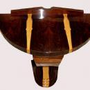 PHENOMENAL exotic rosewood Art Deco style console