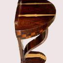 PHENOMENAL exotic rosewood Art Deco style console