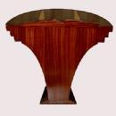 PHENOMENAL exotic rosewood Art Deco style console