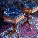 FINEST PAIR LOUIS XV Style MARBLE top side tables