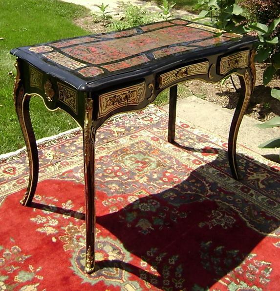 Supremely Elegant Louis XV Boulle Lady's Desk