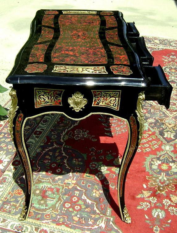 Supremely Elegant Louis XV Boulle Lady's Desk