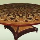 HUGE (86 inches!!!)FASCINATING Biedermeier table