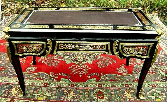 Grandiose Royal Louis XV style Boulle desk