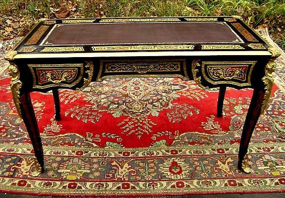 Grandiose Royal Louis XV style Boulle desk