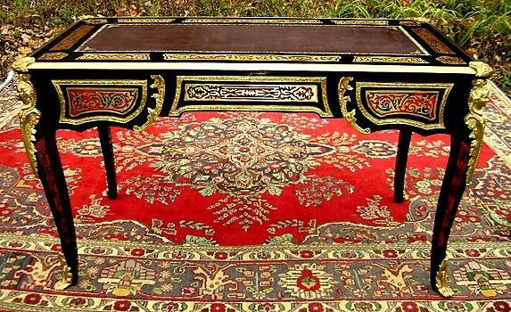 Grandiose Royal Louis XV style Boulle desk