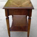 Quality English marquetry Inlaid walnut table-desk