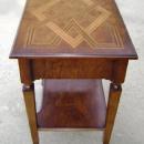 Quality English marquetry Inlaid walnut table-desk