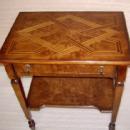 Quality English marquetry Inlaid walnut table-desk