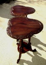 Beautiful Pair of solid Mahogany Irish style side table