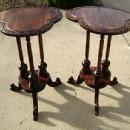 Beautiful Pair of solid Mahogany Irish style side table