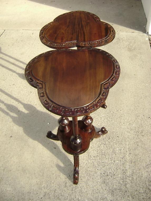 Beautiful Pair of solid Mahogany Irish style side table