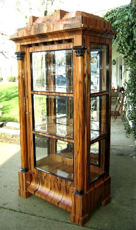 HIGH End Cherry wood Biedermeier style cabinet
